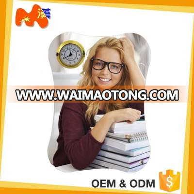 Sublimation blanks MDF table clock C351 sublimation MDF desk clock