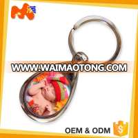 sublimation blanks key ring A06 sublimation key chain sublimation metal key rings