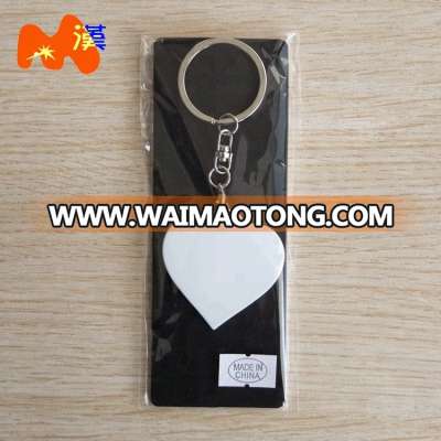 Factory Price Double Sided Printing Metal Sublimation Love Keychain