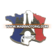 Wholesale customize Paris enamel metal fridge magnets