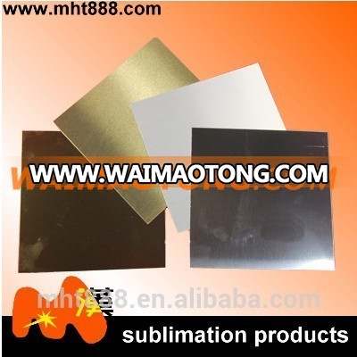 Sublimation blanks aluminum sheets 0.5mm mirror silver sublimation metal sheets