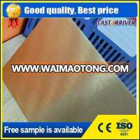 silver gold bronze brushed aluminum sublimation metal sheets