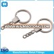 28mm Diameter Metal Split Key Ring With Alloy Head Chain