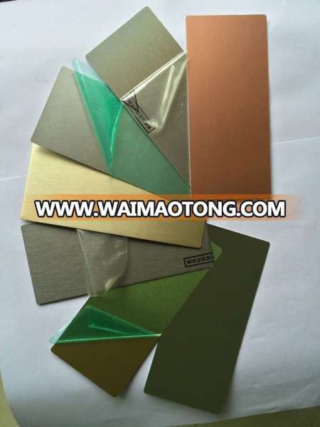 2016 new design Wanfa mirror anodized sublimation Embossed brushed aluminium aluminum alloy sheet